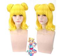 Parrucca per Carnevale Vita Notturna CluI Party Dress Up Parrucca Paradiso Meraviglioso Pripara Nan Mi Lei Capelli Corti Ricci + Sacchetto per Capelli X2 Pl-577