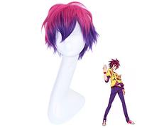 Parrucca per cosplay Anime No Game No Life Sora Parrucca Uomo Donna Parrucche sintetiche resistenti al calore corte