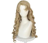 Parrucca per costume da cosplay Anime principessa Aurora Anime Parrucche lunghe ricci parrucche per feste di Halloween