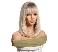 Parrucca per donna Parrucche e frangia sono adatte for il gioco di ruolo quotidiano femminile resistente al calore naturale