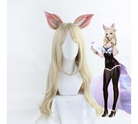 Parrucca per hot game lol kda cosplay parrucca akali ahri evelynn kaisa cosplay parrucca parrucca resistente alla parrucca di halloween festa carnival cos wigs ahri
