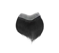 Parrucca per l'uso quotidiano nelle feste Parrucchino for capelli da uomo, umani, forma a V, parrucca frontale invisibile for(16cmx1. 5cm)