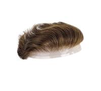 Parrucca per l'uso quotidiano nelle feste Toppa frontale for capelli da uomo, attaccatura dei in pizzo pieno sulla fronte, umani(#4)