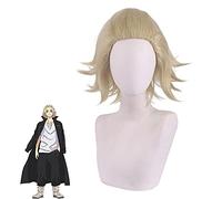 Parrucca per moda tendenza per uso quotidiano Avenger Sano Manjiro's Rebirth oro chiaro Big Back Turned Short Hair Cos parrucca