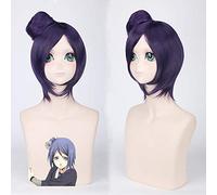 Parrucca per moda tendenza per uso quotidiano Cos parrucca Akira Konan Deep Purple Anime parrucca 031
