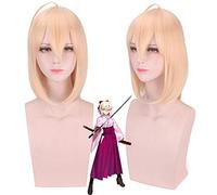 Parrucca per oggetti di scena abbinati Performance Modeling Fate/Grand Order Okita Soji Fgo Sakura Saber Cos parrucca