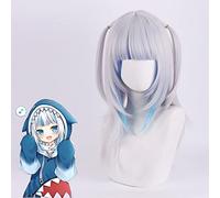 Parrucca per oggetti di scena corrispondenti modellazione prestazioni Hololive Gawr Gura Gawr Gura Virtual Idol Shark Cos parrucca