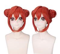 Parrucca per puntelli Corrispondenza Performance Modeling Cos Parrucca Gintama Kaguura Yoshi Capitolo Originale Doppio Chignon Anime Parrucca 125