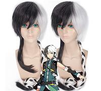 Parrucca per puntelli Corrispondenza Performance Modeling Cos Parrucca Vocaloid Lezheng Dragon Teeth Bianco e Nero Tai Chi China Tooth Sound Anime Parrucca 317