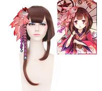 Parrucca per puntelli Corrispondenza Performance Modeling Onmyoji Kagura Netease Onmyoji Mobile Game Style Gradient Cos parrucca Prodotto