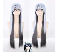 Parrucca per puntelli Corrispondenza Performance Modellazione Cosplay Parrucca Slippery Ghost Nipote Snow Girl 80 cm Capelli lunghi lisci Anime parrucca 071