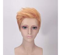 Parrucca per tendenza alla moda per uso quotidiano che agisce come straniero parrucca cos maschio capelli ricci corti Trump parrucca d'oro presidente Donald Trump
