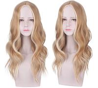 Parrucca per tendenza alla moda per uso quotidiano parrucca tintura a medio punto lungo capelli ricci parrucca grande onda 2019