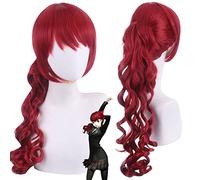 Parrucca per tendenza alla moda per uso quotidiano Persona 5 The Royal P5R Yoshizawa Kasumi Cos parrucca rossa capelli lunghi leggermente ricci
