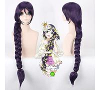 Parrucca per travestimento da festa di Natale, per Halloween, Love Live! Tojo Xika Fairytale Wind Single Twist Braid Anime parrucca 401
