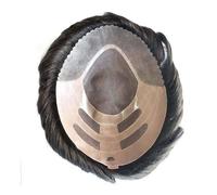 Parrucca per uomo Sistemi di sostituzione dei capelli umani monofilamento sottili e durevoli per gli uomini 8 x 10 pollici NPU Bond Hair