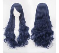 Parrucca per vestiti coordinati travestimento mascherata Cos parrucca colorata anime parrucca con bottoni a rete ad alta temperatura filo universale 80 cm lunghi capelli ricci colore: K027-18 (80 cm