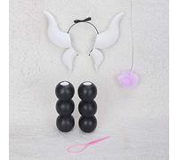 Parrucca perfetta per feste di tutti i giorni accessori drago cameriera ragazza agitazione drago Conna creativo Cos copricapo corno di drago accessori per capelli coda