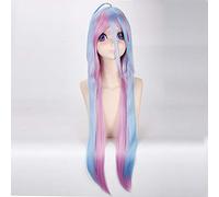 Parrucca perfetta per feste di tutti i giorni No Game No Life Bianco sfumato Colore Cos Anime parrucca 353