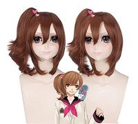 Parrucca perfetta per feste quotidiane Brothers War Asahina Ema marrone chiaro Tiger bocca clip/parrucca anime seta ad alta temperatura 257