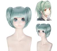 Parrucca perfetta per feste quotidiane Cos parrucca assassinio aula Kaye Kaede parrucca anime verde chiaro 412