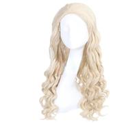 Parrucca perfetta per feste quotidiane Cos parrucca bianco sporco piccolo ondulato rotolo mais caldo grave soffice femminile capelli ricci 369
