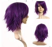 Parrucca perfetta per feste quotidiane Cos parrucca viola inversa capelli corti arricciati Sunspot Basket Atsushi Zihara Fq001A-5