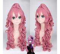 Parrucca perfetta per feste quotidiane Vocaloid Patrol Ruka Smoke Pink seta ad alta temperatura parrucca anime Patrol Cos