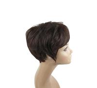Parrucca Piena, Capelli Corti E Lisci, Capelli Corti Da Donna Di Mezza Età E Anziana, Set Di Parrucche Leggermente Ricci E Soffici