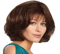 Parrucca piena da donna con capelli corti ricci, alla moda, sexy