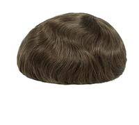 Parrucca piena del merletto francese per gli uomini 100% dei capelli umani degli uomini Toupee Nero Marrone Biondo Colore degli uomini Sistema di sostituzione degli uomini Toupee dritto 8x10 # 110
