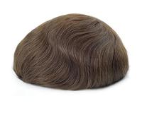 Parrucca piena del merletto francese per gli uomini 100% dei capelli umani degli uomini Toupee Nero Marrone Biondo Colore degli uomini Sistema di sostituzione degli uomini Toupee dritto 6x8 # 110
