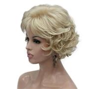Parrucca Piena Per Capelli Sintetici Corti Ricci Ramati Scuri Parrucche Spesse Da Donna Per Tutti I Giorni