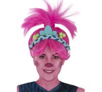 Parrucca Poppy - Trolls 3 (Ufficiale Universal Pictures) Funidelia