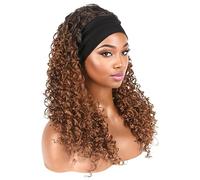Parrucca profonda Wave Curly, parrucca per capelli Deep Wave, parrucche in pizzo traspirante, design umano reale, extension realistiche, copricapo alla da donna
