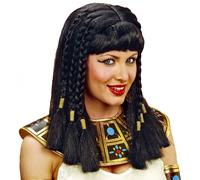 Parrucca Regina del Nilo da Cleopatra Egiziana, Nera, Donna Adulta