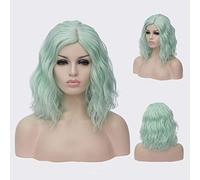 Parrucca riccia ondulata corta Bob GJBXP Parrucche Ombre rosa per ragazze Capelli sintetici Harajuku in fibra sintetica resistente al calore 14 pollici e 21 colori Om-822