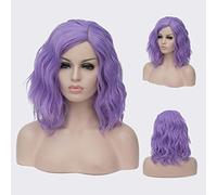 Parrucca riccia ondulata corta Bob GJBXP Parrucche Ombre rosa per ragazze Capelli sintetici Harajuku in fibra sintetica resistente al calore 14 pollici e 21 colori Om-827