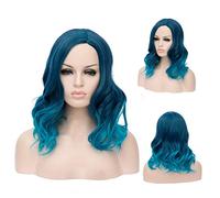 Parrucca riccia ondulata corta Bob GJBXP Parrucche Ombre rosa per ragazze Capelli sintetici Harajuku in fibra sintetica resistente al calore 14 pollici e 21 colori Om-797