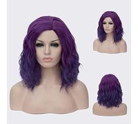 Parrucca riccia ondulata corta GJBXP Bob Parrucche rosa Ombre per ragazze Capelli sintetici resistenti al calore Harajuku in fibra sintetica 14 pollici e 21 colori Om-837