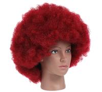 Parrucca riccia: parrucca corta e soffice riccia per donne nere - accessorio