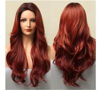 Parrucca rinfrescante ondulata lunga Capelli finti Uso quotidiano Parrucche classiche alla moda per ragazze Soffici capelli sintetici Parte Cosplay Party Lolita