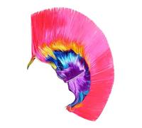 Parrucca Rock Mohawk Accessorio Divertente A Forma Di Unisex Rock | Parrucca Punk Mohawk Per Feste In Maschera Per Adulti, Amanti, Famiglie, , E Donne