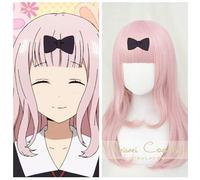 Parrucca rosa Chika Fujiwara Cosplay Kaguya-sama: Love is War Kaguya-sama wa Kokurasetai: Tensai-tachi no Renai Zunousen Parrucca cosplay solo