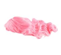 Parrucca Rosa con Frangia Parrucca Ondulata Lunga con Frangia D'Aria Parruc1803
