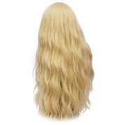 Parrucca RTGFS 28 pollici lunga riccia blu bionda verde rosa capelli sintetici naturali anime cosplay costume di halloween parrucche da festa per donna bionda 2