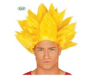 Parrucca Samurai Super Sayan Dragon Ball Carnevale Accessori