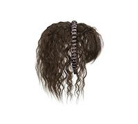Parrucca Simulazione Frangia for capelli Parrucca Parte frontale Fascia for Una parrucca Copricapo Capelli bianchi Parrucche for ragazze Parrucche(Light brown curly hair-25CM)