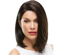 Parrucca sintetica a caschetto corto marrone miele con capelli lunghi fino alle spalle per le donne parrucca resistente al calore per uso quotidiano per cosplay