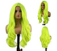 Parrucca Sintetica Afro Crespa Riccia Colore Arancione Onda Naturale Parrucca Lunga Per Donne Bianche Nere Capelli In Fibra Ad Alta Temperatura Parrucche Grigie Per Donne (Color : White, Stretched Le